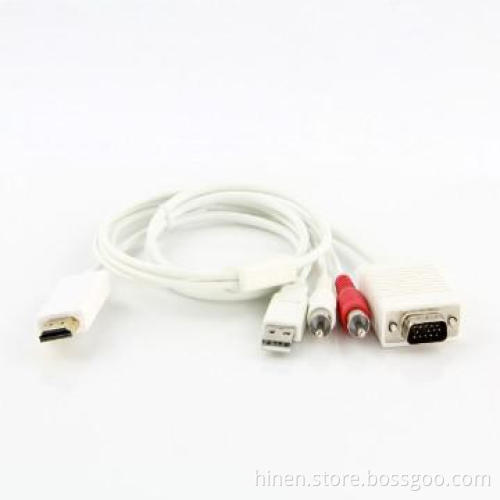 HDMI Adapter VGA Adapter HDMI to VGA + R/L Adapter